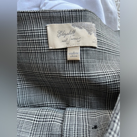 Elizabeth and James Pinstripe Wide-leg Trousers - Picture 6 of 9